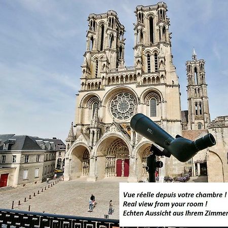 Logis Du Parvis ***Face Cathedrale/In Front Of The Cathedral*** Bed and Breakfast Laon Exteriör bild